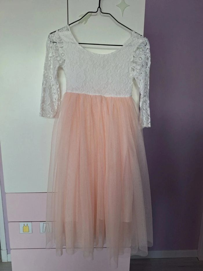 Robe cérémonie mariage baptême 5-6 ans La panoplie des petits et des mamans