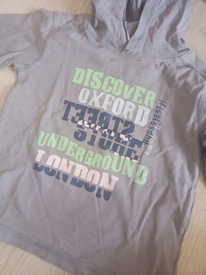 T shirt manche longue capuche - photo numéro 2