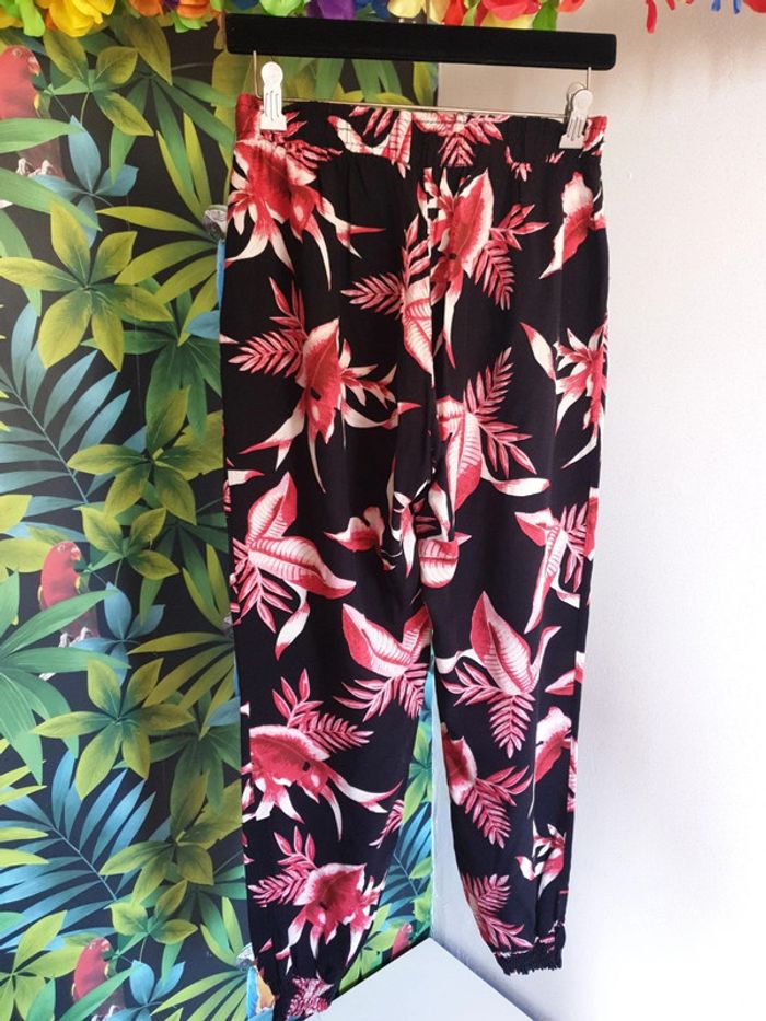 Pantalon sarouel été fleuri - photo numéro 3