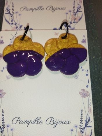 Boucles d'oreilles dentelle 