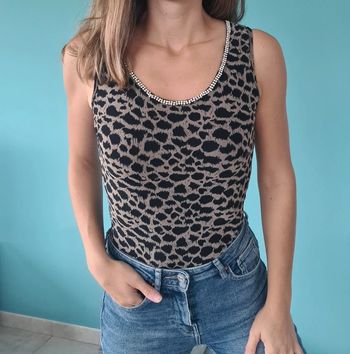 Débardeur léopard taille 36