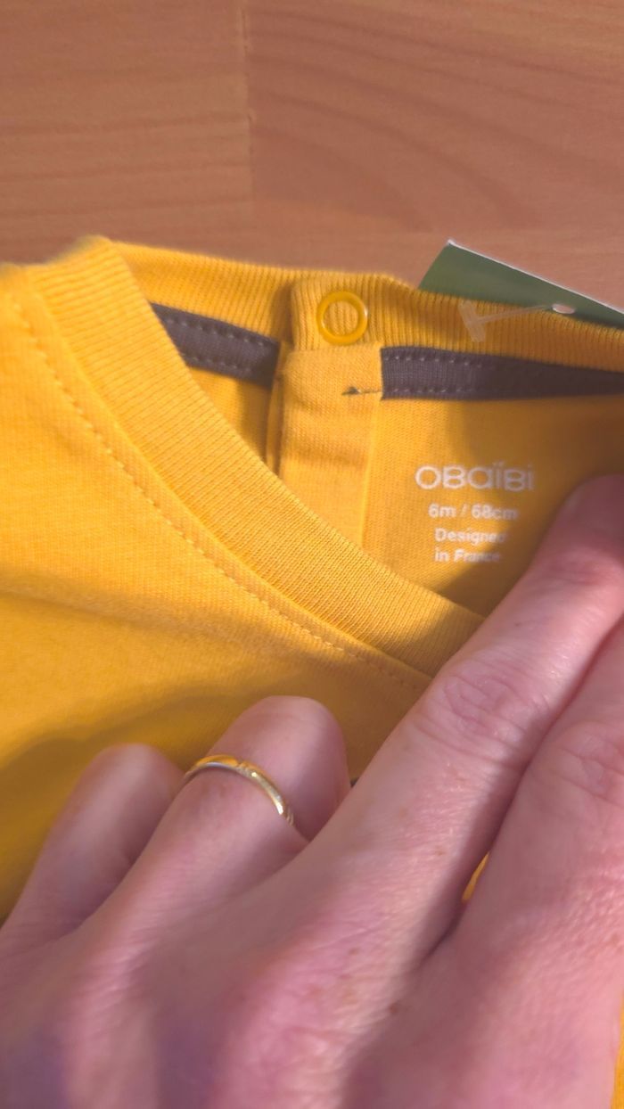 (Neufs non portés) 🏷💙😍🥰 superbes  teeshirts ml 6 mois garçon 😍🥰💙 - photo numéro 8