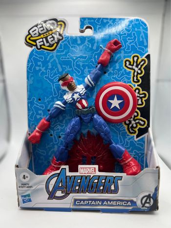 Figurine Captain America Sam Wilson – Marvel Bend & Flex – Neuf