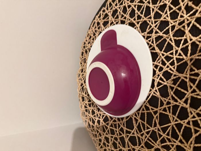 deux assiettes bébé de la marque Béaba, en violet. - Type de produit : Vaisselle - Marque : Béaba - - photo numéro 4