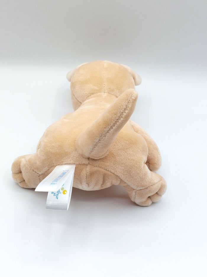 Peluche doudou kangourou beige ARTHUR ET LOLA blanc motif arc-en-ciel 22 cm état neuf - photo numéro 3