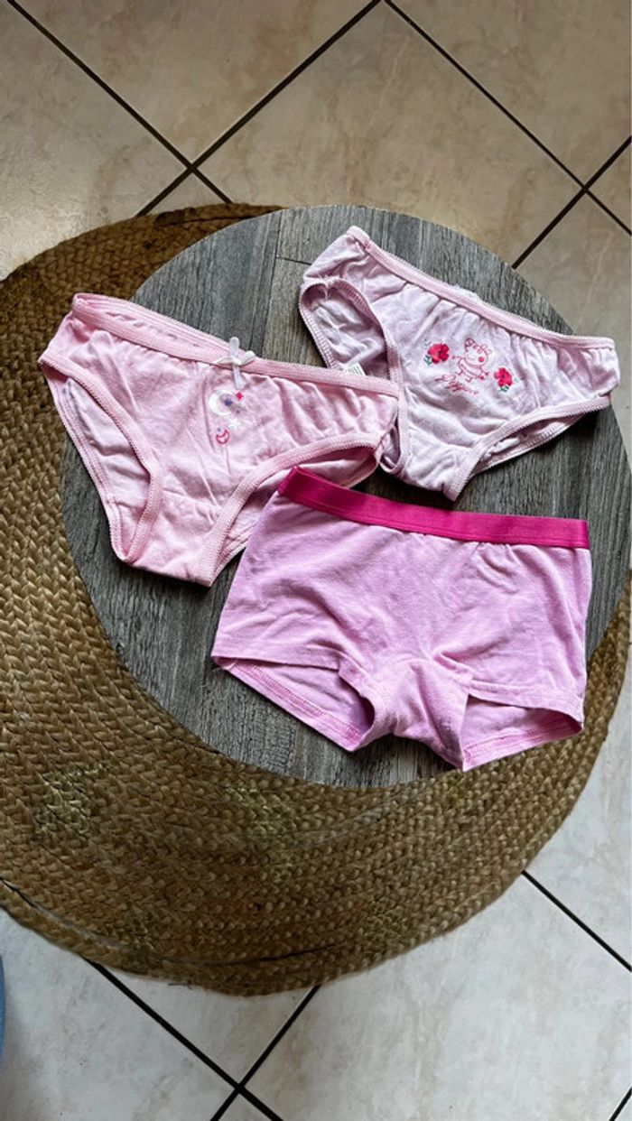Lot culottes fille 4/5 ans