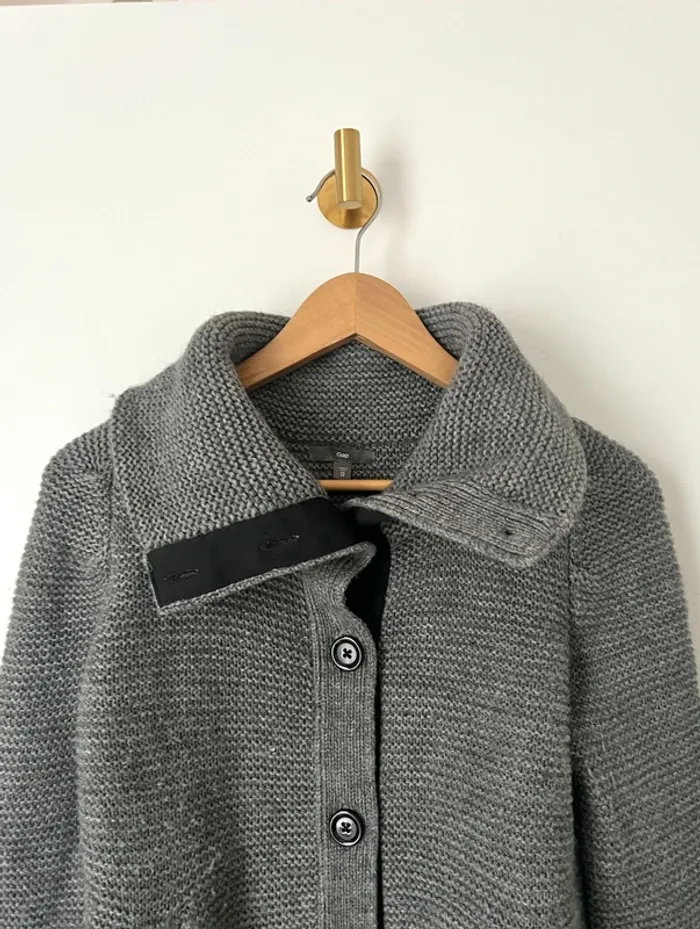 Gros gilet à col roulé en laine et alpaga Gap taille XS/S - photo numéro 5