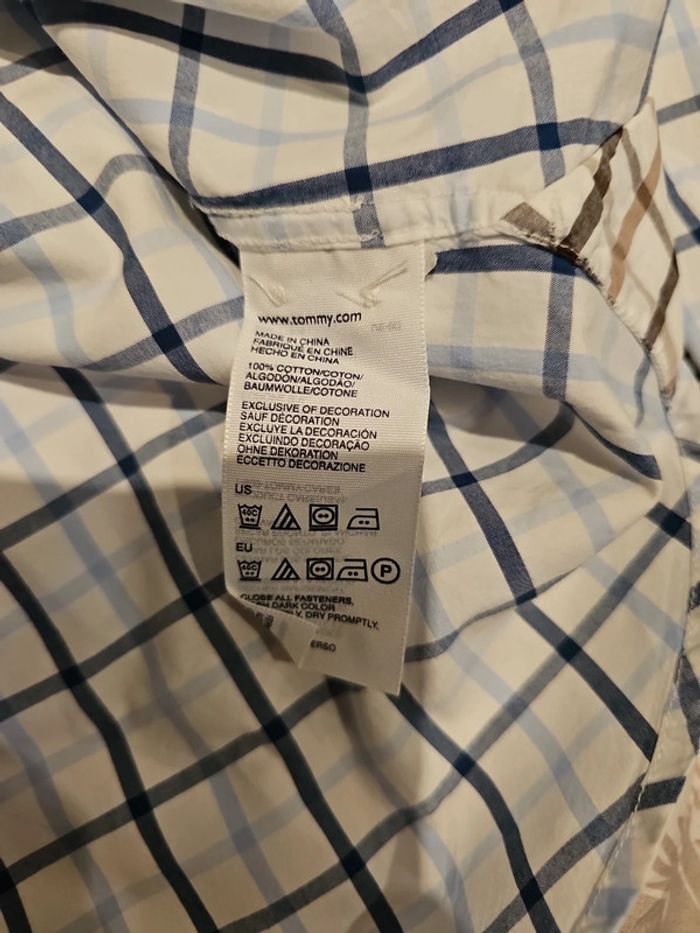 Chemise a carreaux tommy Hilfiger Xl homme neuve - photo numéro 5