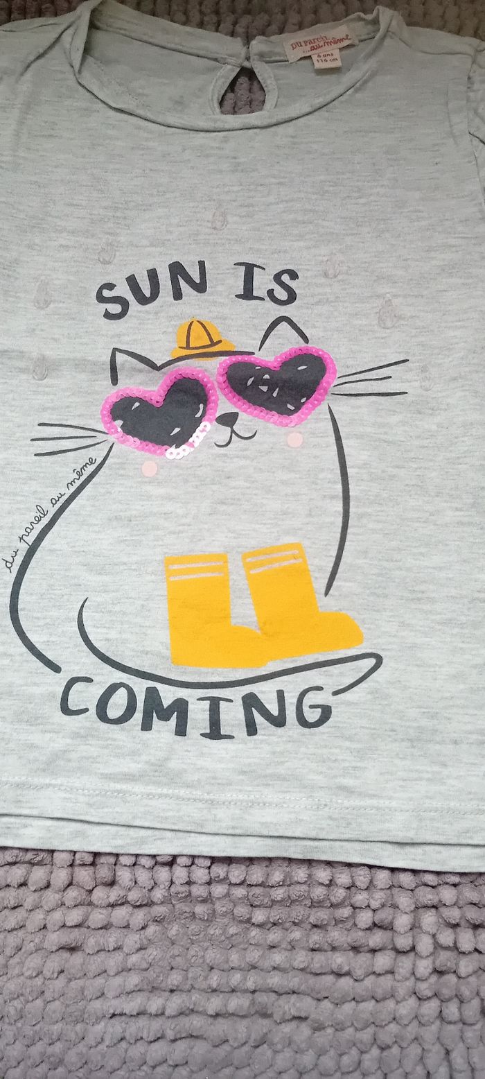 T-shirt ML DPAM 6 ans - photo numéro 2