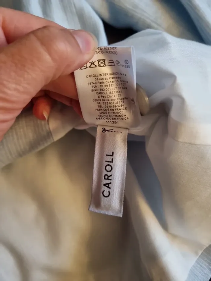 Veste Caroll neuve en lin  taille 42! - photo numéro 6