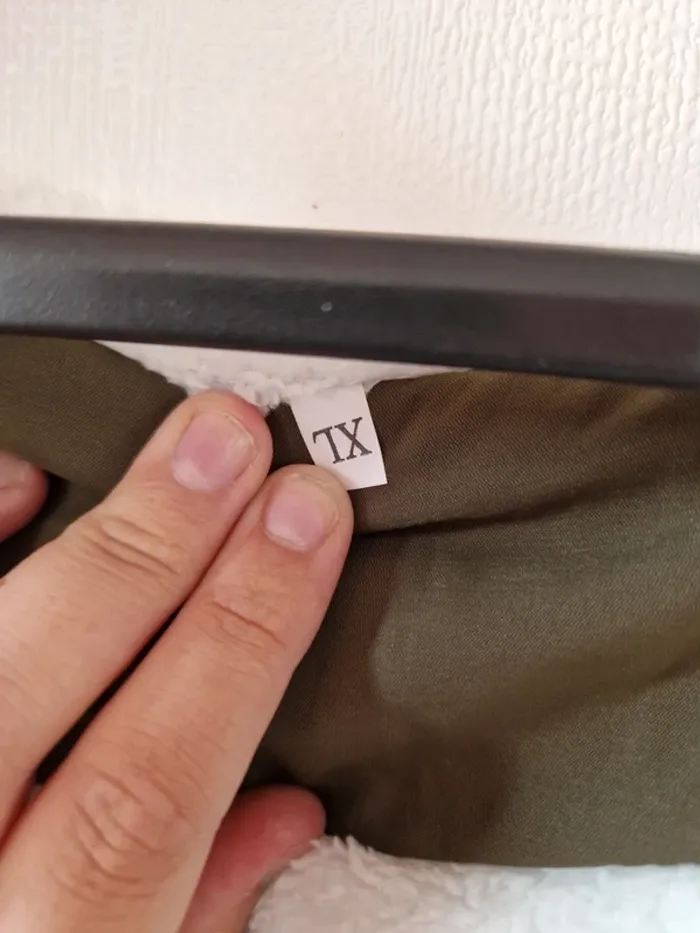 🤗 Magnifique manteau femme kaki T.XL neuf - photo numéro 8