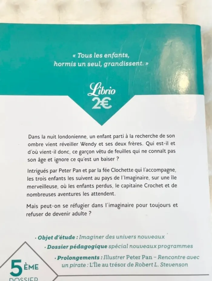 Livre Peter Pan - photo numéro 3