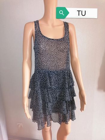 Robe courte ou tunique fluide TU mesures en photos