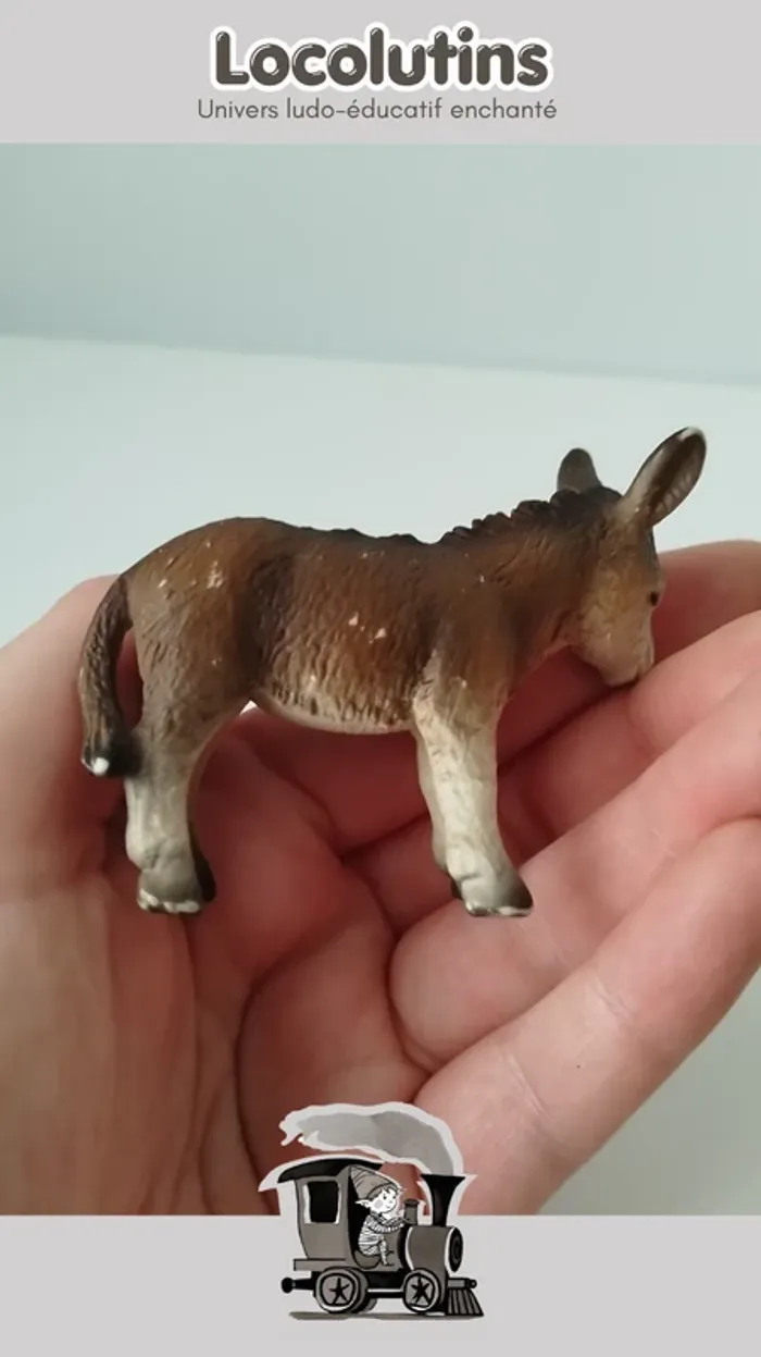 🚂 Figurine de l’ânon Schleich ▪ abs solide - photo numéro 5