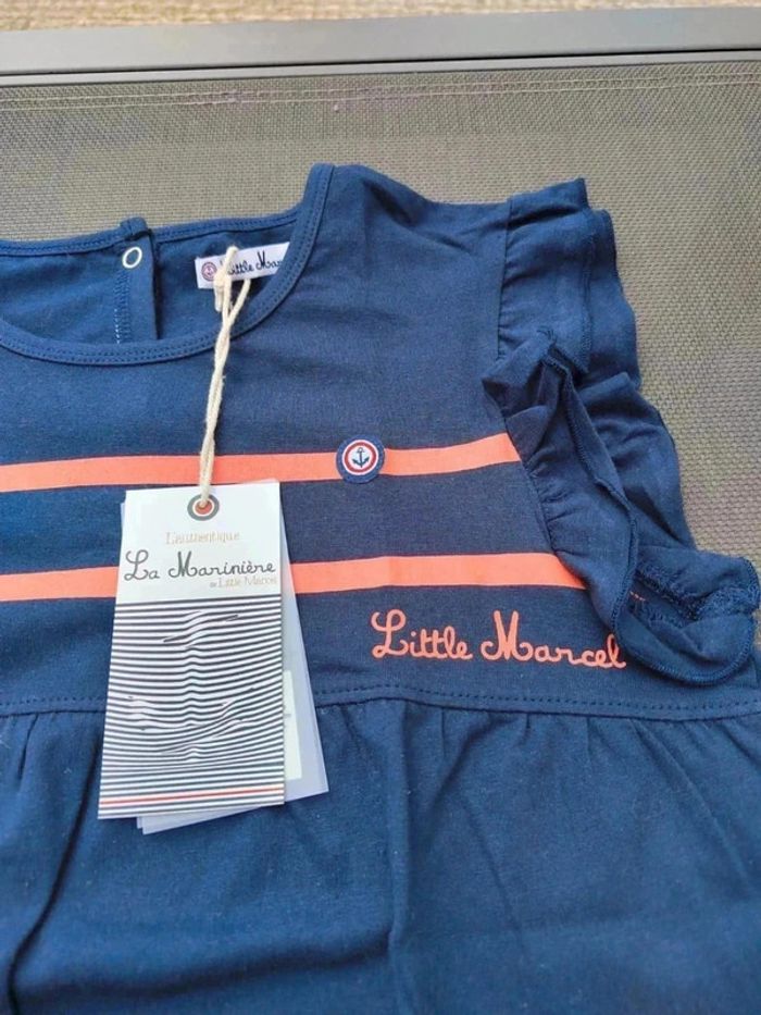 15 € Tee-shirt Little Marcel taille 9 / 10 ans Neuf avec étiquette - photo numéro 2