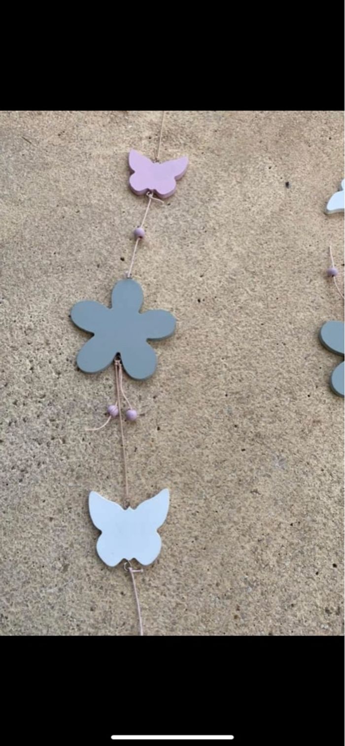 Décorations lot de 2 suspensions rideaux chambre - photo numéro 3