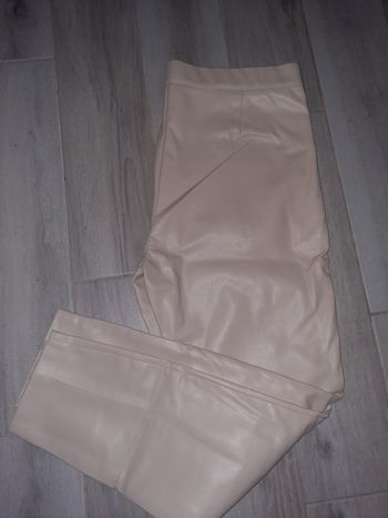 Pantalon cuire zara