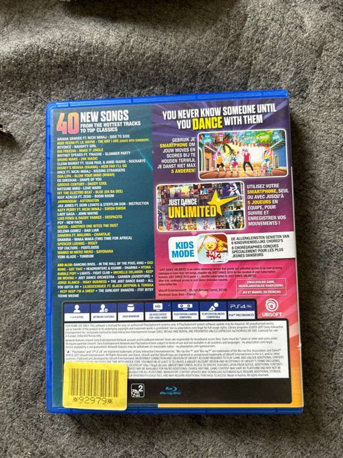 Jeux PS4 just dance 2018 - photo numéro 2