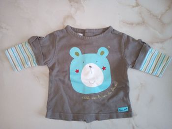 Maillot manches longues garçon 1 mois