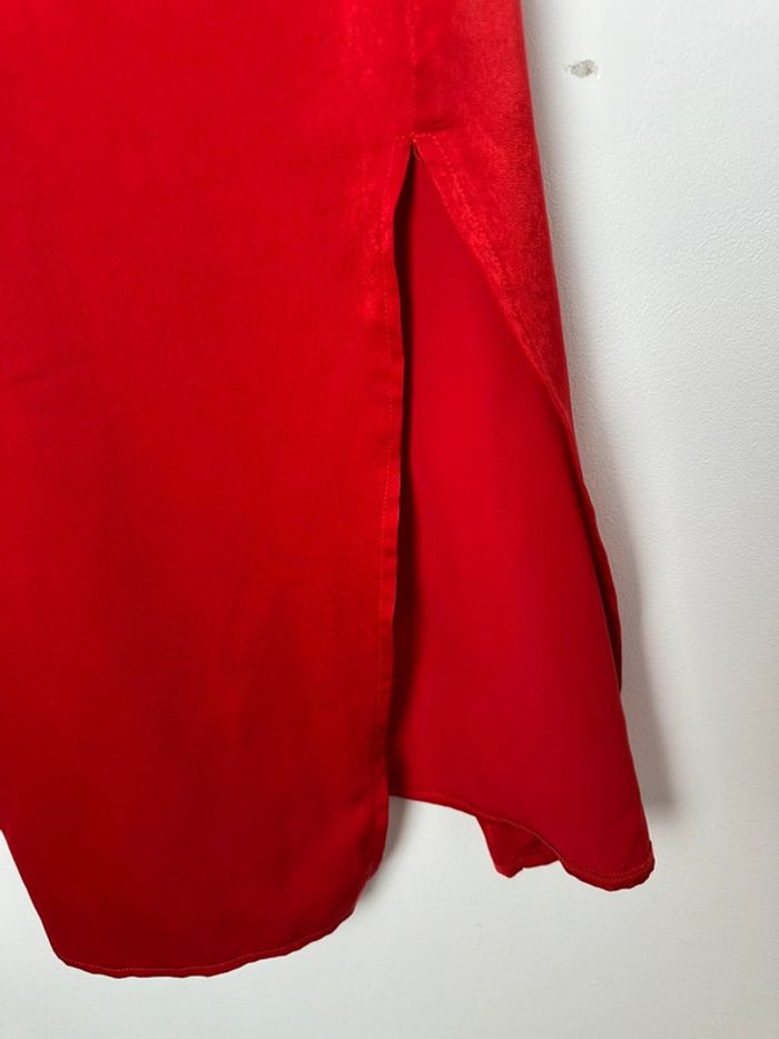 🌸Robe - satinée - rouge - chic 🌸 - photo numéro 4