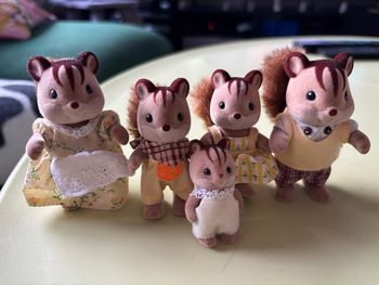Sylvanian - Famille écureuils + bébé