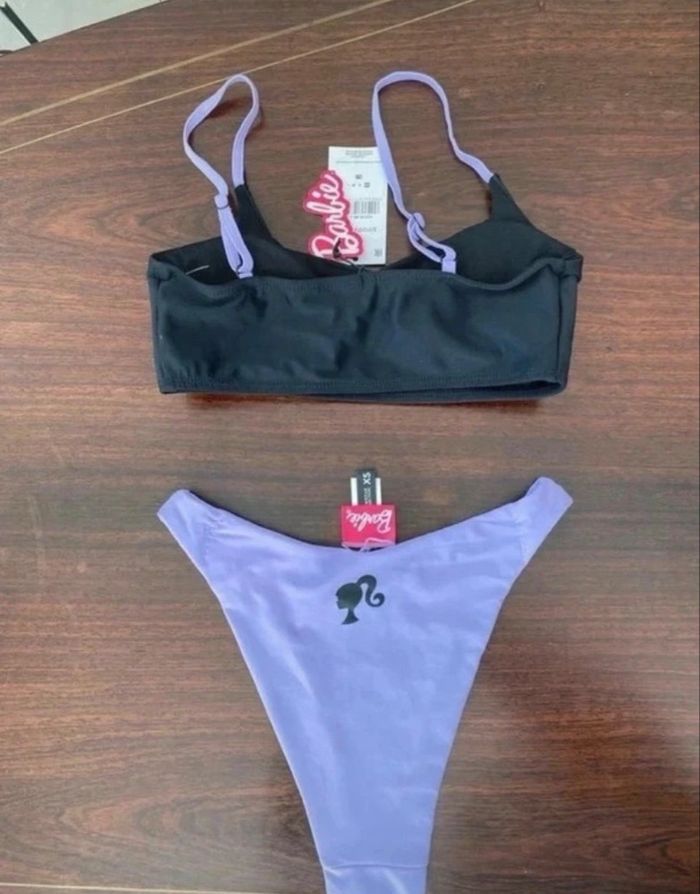 Maillot de bain 2 pièces Barbie neuf avec étiquette - photo numéro 3