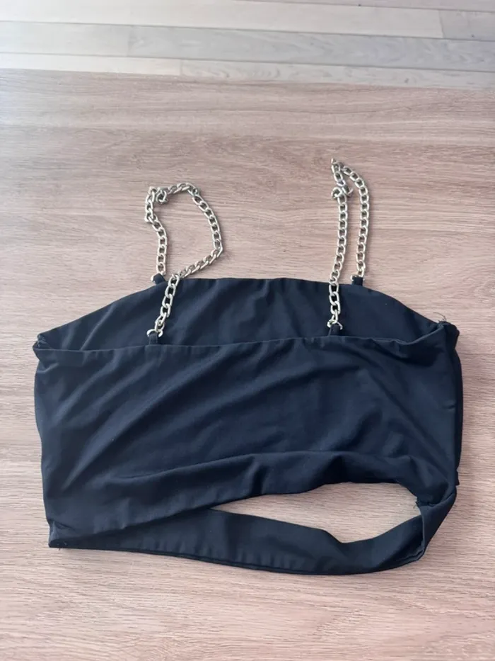 Lot de deux tops noirs taille L - photo numéro 4