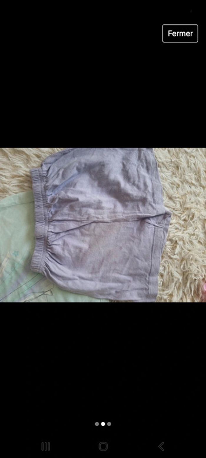 🌺 pyjashort 2 pièces reine des neiges 2 ans - photo numéro 2