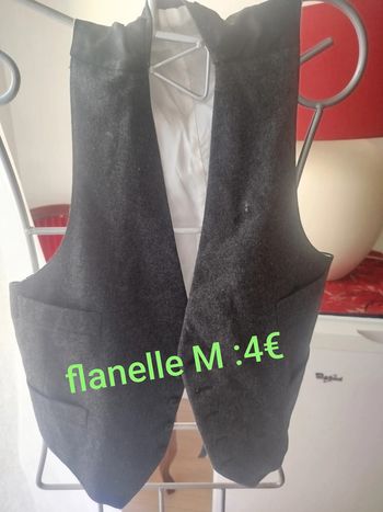 Gilet  de costume flanelle