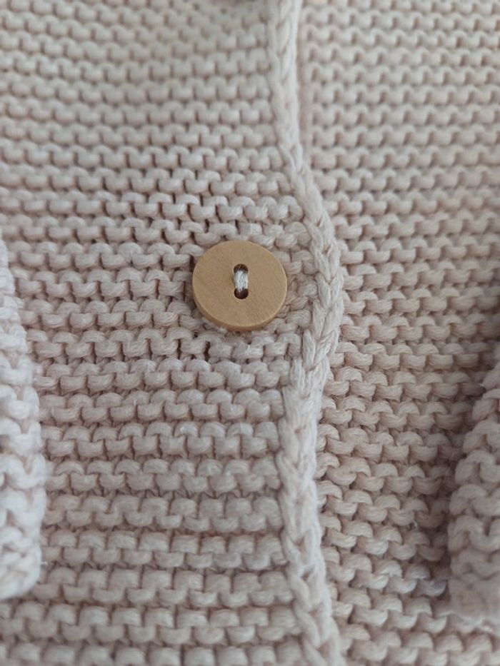 Gilet rose pâle 18m/24m - photo numéro 3