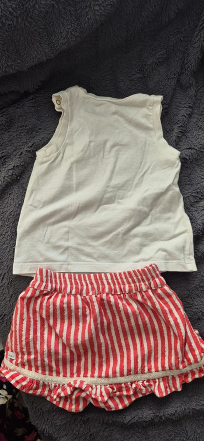 Ensemble été IKKS 18M - photo numéro 3