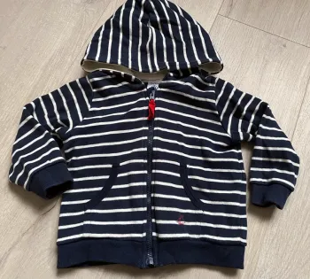 Gilet marinière petit bateau 12 mois