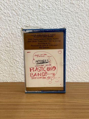 Cassette K7 Audio Plastic Ono Band Live Jam