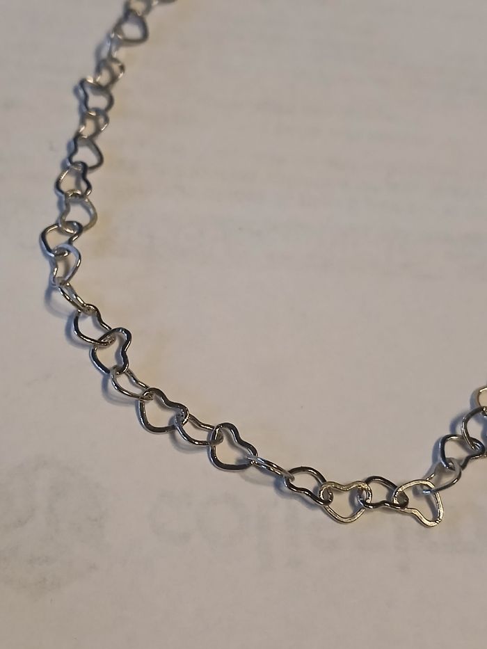 Bracelet avec mailles cœurs - photo numéro 2