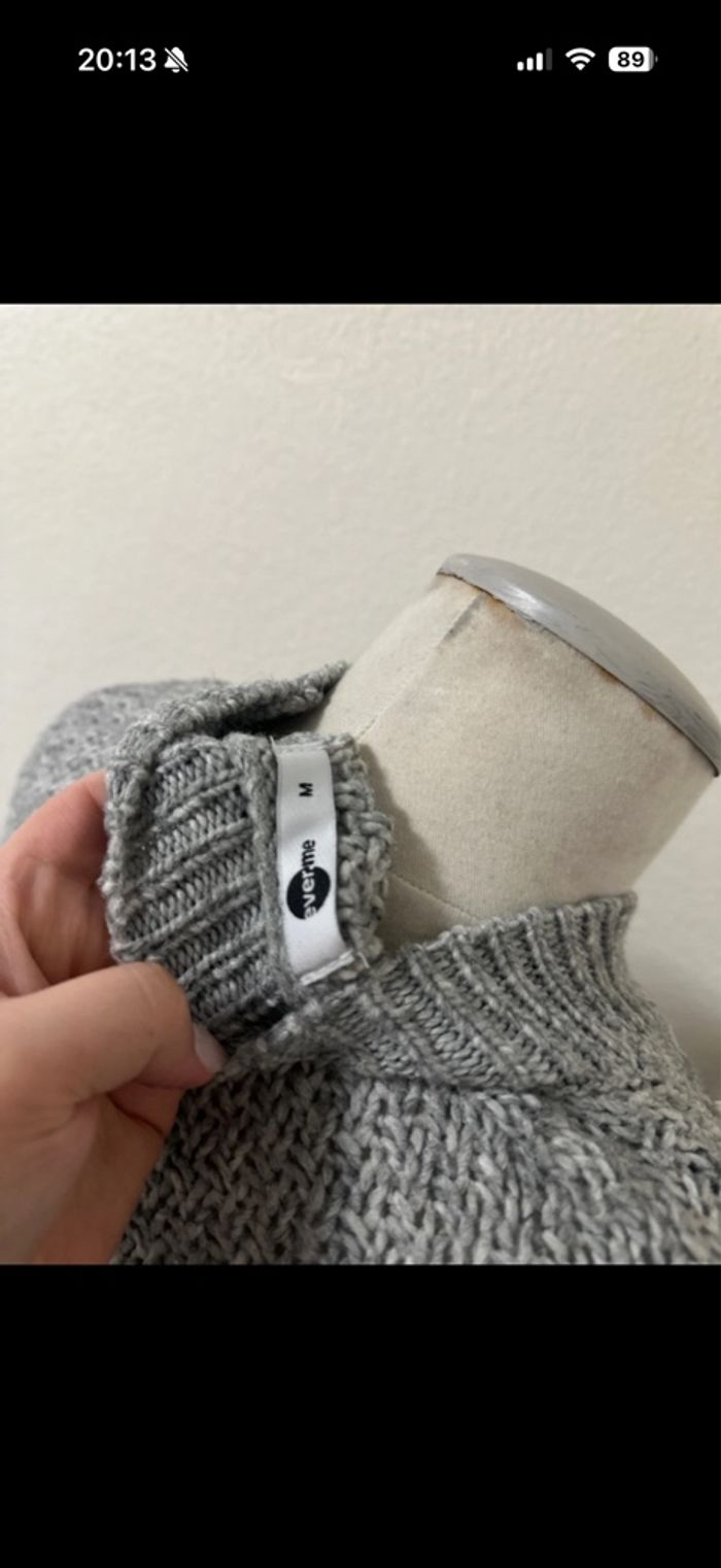 Pull tricot hiver avec perles marque Takko - photo numéro 4