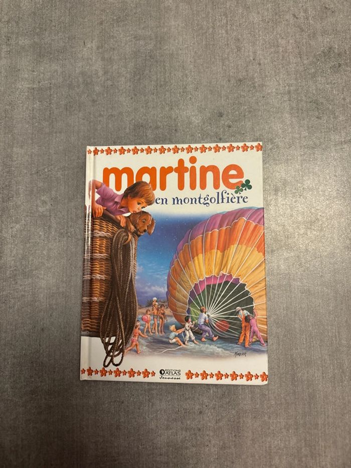 Livre Martine en montgolfière