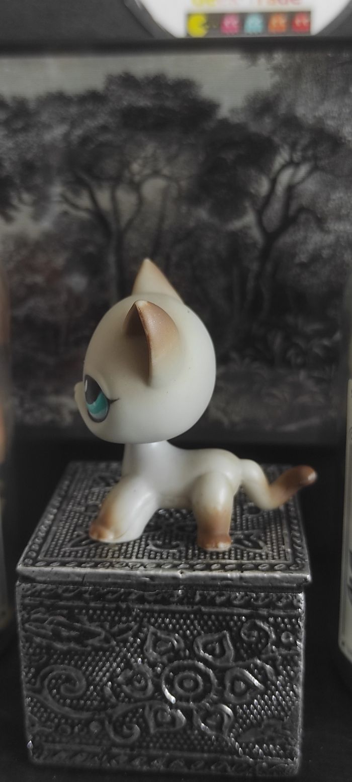 Littlest Petshop Pet Shop LPS Authentic Authentique 391 egyptian shorthair cat - photo numéro 7