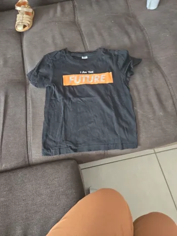 T-shirt noire i am the future