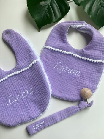 Bavoir personnalisable – Doux pratique et épais. 