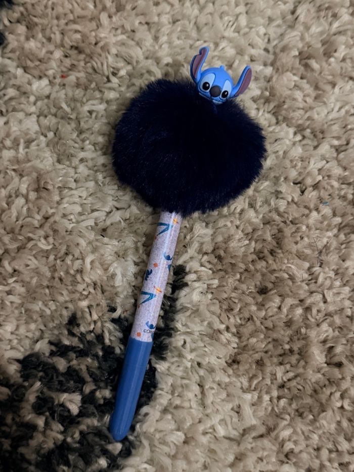 Stylo pompons Disney stitch