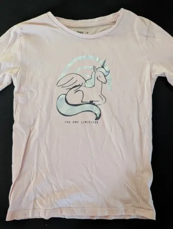 T-shirt licorne manches longues