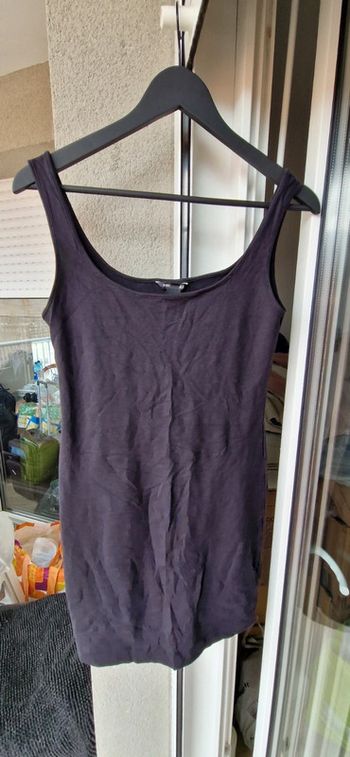Top/débardeur long H&M noir taille M