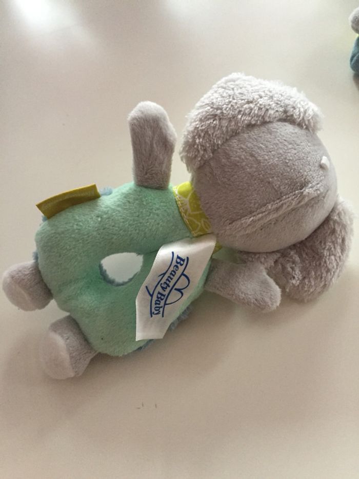 Anneau peluche éléphant - photo numéro 3