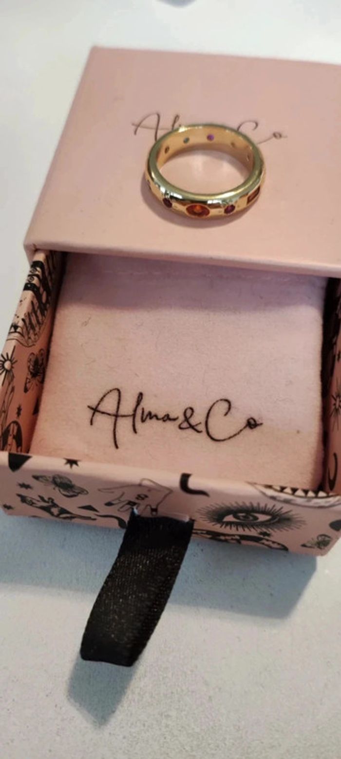 Bague alma & co doré à l'or fin 18k - photo numéro 7