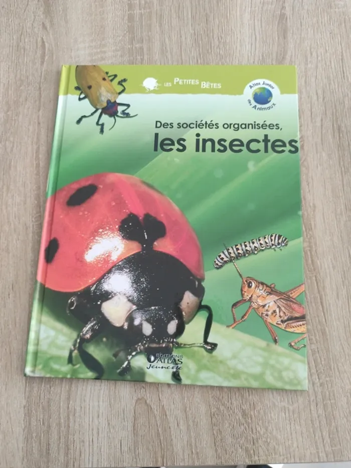 Livre édition atlas les insectes