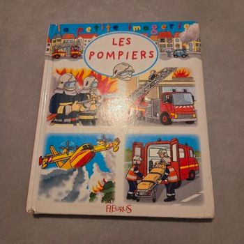 Livre enfant fleurus la petite imagerie pompiers 