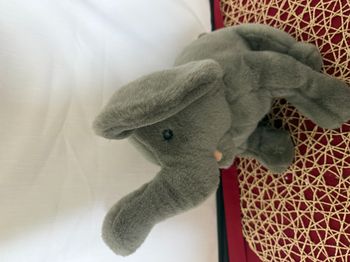 Peluche porte pyjama éléphant