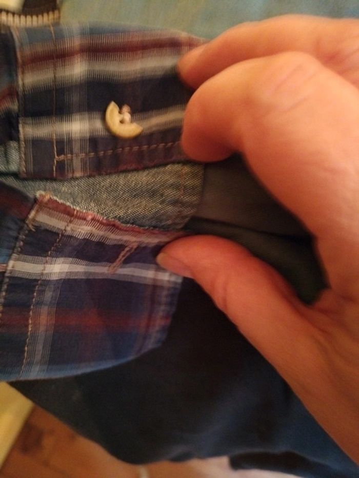 Chemise carreaux bleu - photo numéro 3