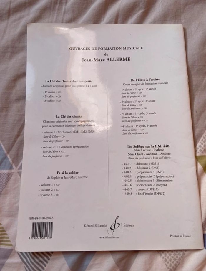 Livre solfège F.M.440.2 - photo numéro 2
