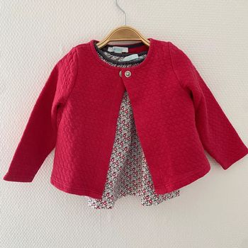 Gilet / blouse - taille 18 mois